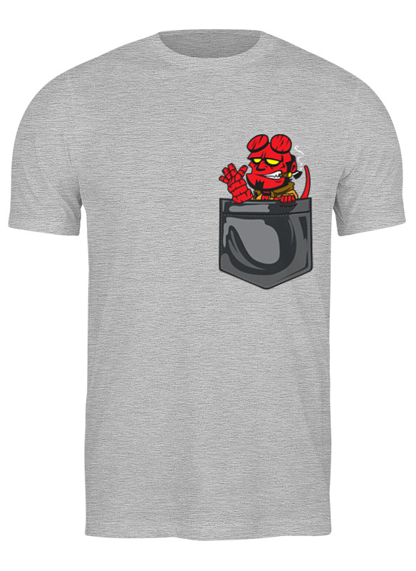 

Футболка мужская Printio Хеллбой серая 2XL, Серый, Хеллбой