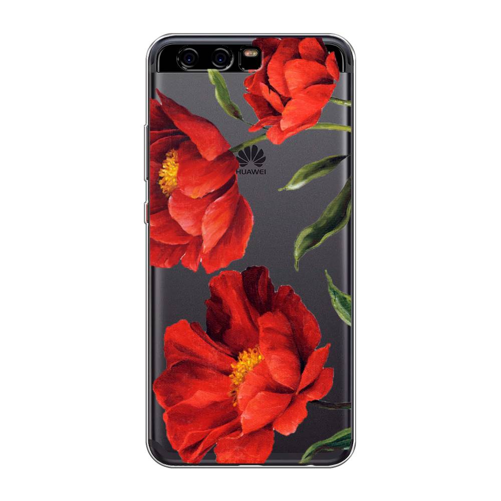 

Чехол Awog на Huawei P10 "Красные маки", Разноцветный, 62250-8