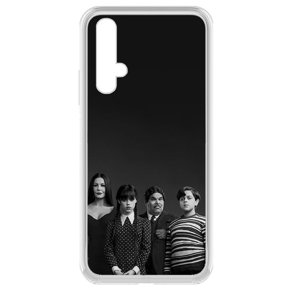 

Чехол-накладка Krutoff Clear Case Уэнсдей Аддамс - Семейка Аддамс для Honor 20