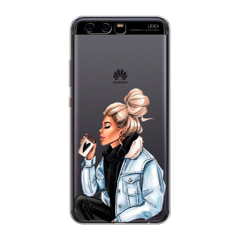 

Чехол Awog на Huawei P10 "Cute girl", Разноцветный, 62250-7