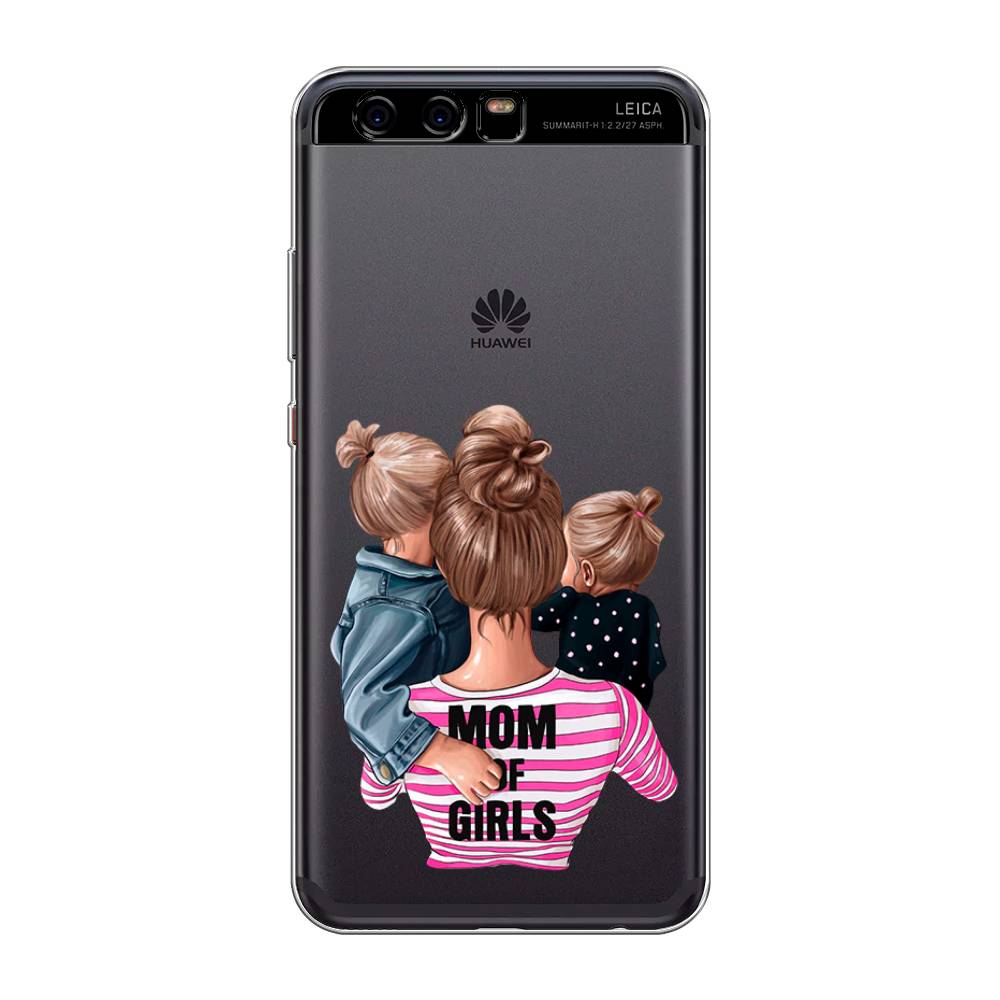 

Чехол Awog на Huawei P10 "Mom of Girls", Разноцветный, 62250-6