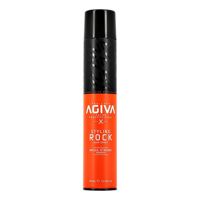 Лак Agiva Mega Strong Orange-Rock сверхсильная фиксация 400 мл