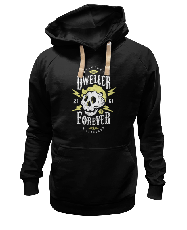 

Худи унисекс Printio Dweller forever черное S, Черный, Dweller forever