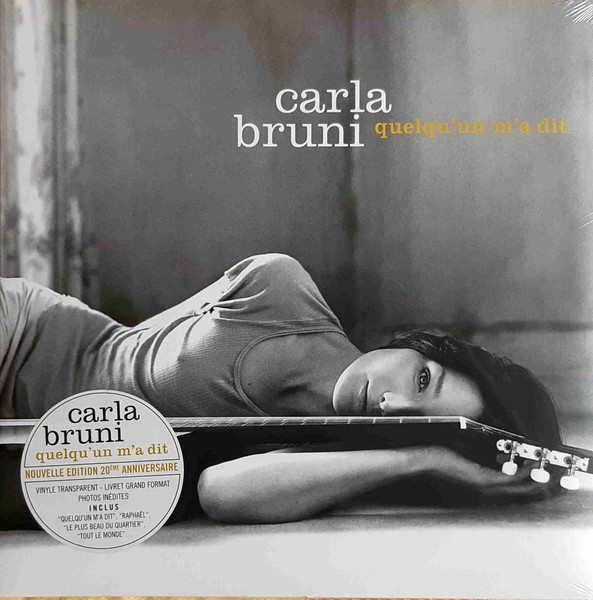 Carla Bruni Quelqu'un M'a Dit 20th Ann. Edition Transparent Vinyl (LP)