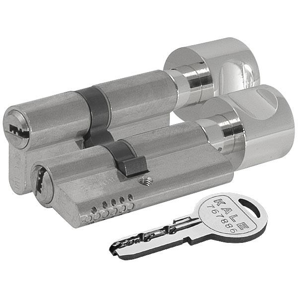 

Цилиндровый механизм с вертушкой 164 OBS SCE/71 (26x10x35) mm никель 5 кл., Серебристый
