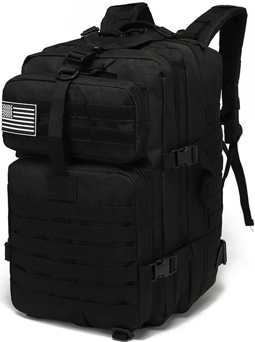 

Рюкзак тактический 40л Skully Tactic RWZS65 black, Черный, RWZS65