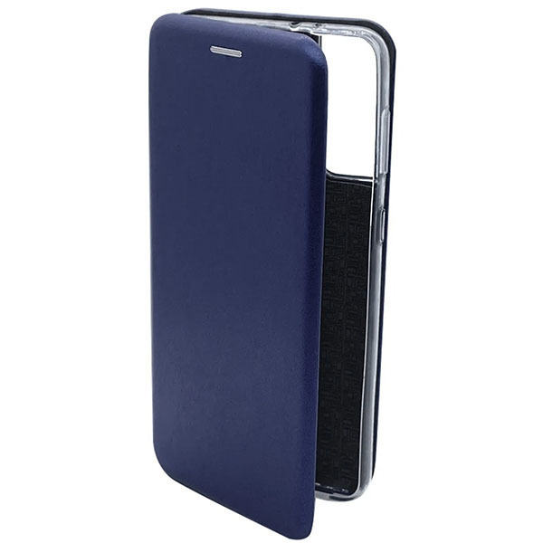 фото Чехол книжка для samsung galaxy s21 fe fashion case темно синий