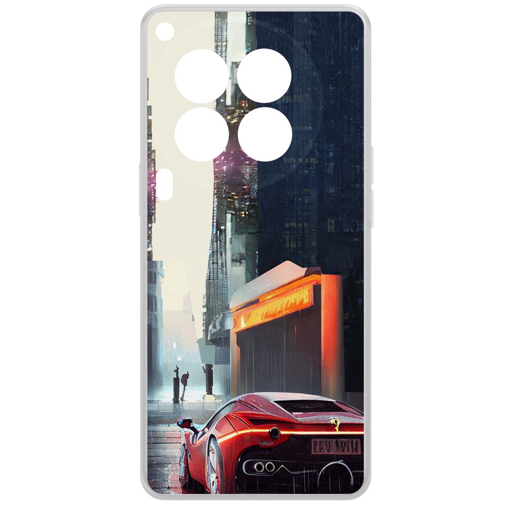 

Чехол-накладка Krutoff Clear Case Сити для TECNO Camon 30 Premier 5G, Прозрачный