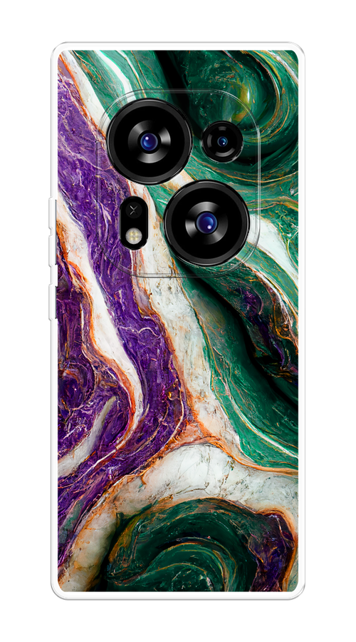 

Чехол на Tecno Phantom X2/X2 Pro "Фиолетово-зеленый мрамор", Зеленый;фиолетовый, 303250-1