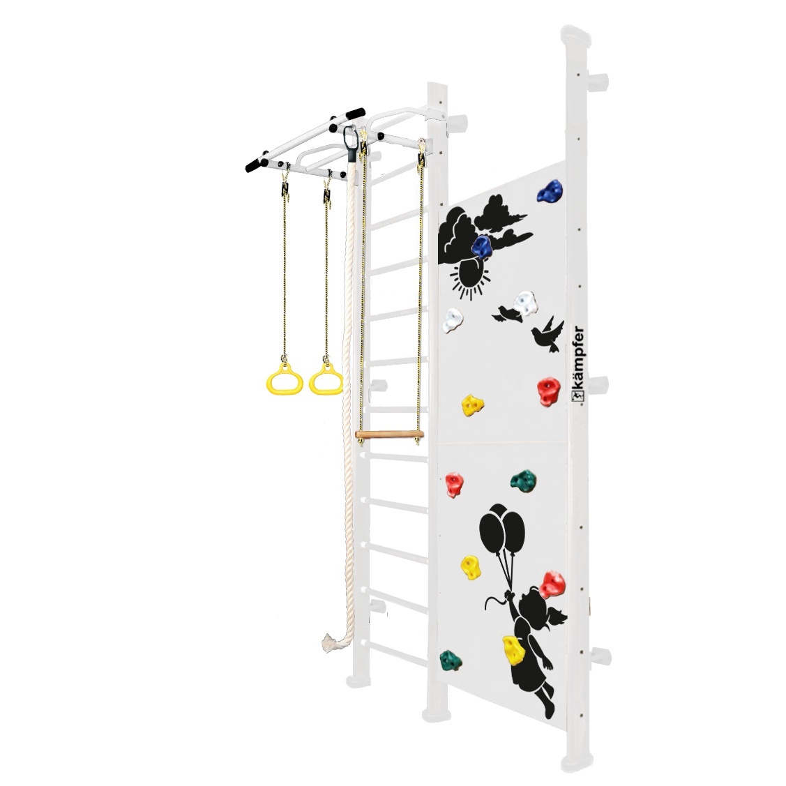 

Kampfer Jungle Wall Girl, №6 Жемчужный, высота 3 м, белый турник, Jungle Wall Girl, №6 Жемчужный, высота 3 м, белый турник