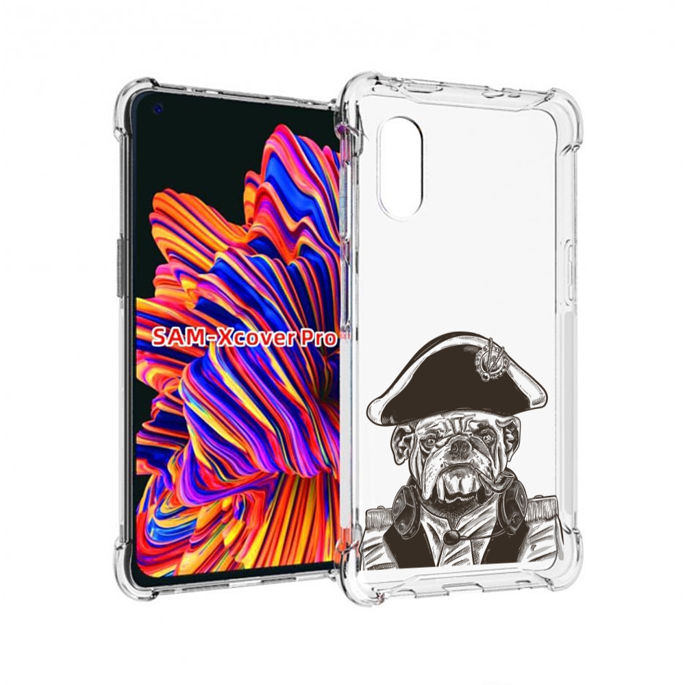 

Чехол MyPads мопс генерал для Samsung Galaxy Xcover Pro 1, Прозрачный, Tocco