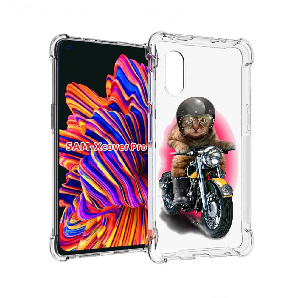 

Чехол MyPads мото-кот для Samsung Galaxy Xcover Pro 1, Прозрачный, Tocco