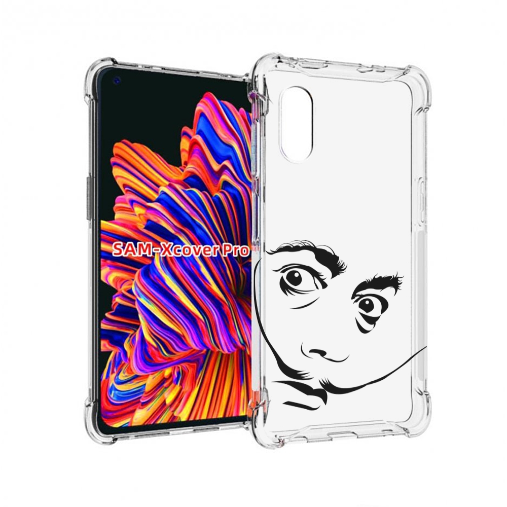 

Чехол MyPads мужчина с длинными усами для Samsung Galaxy Xcover Pro 1, Прозрачный, Tocco