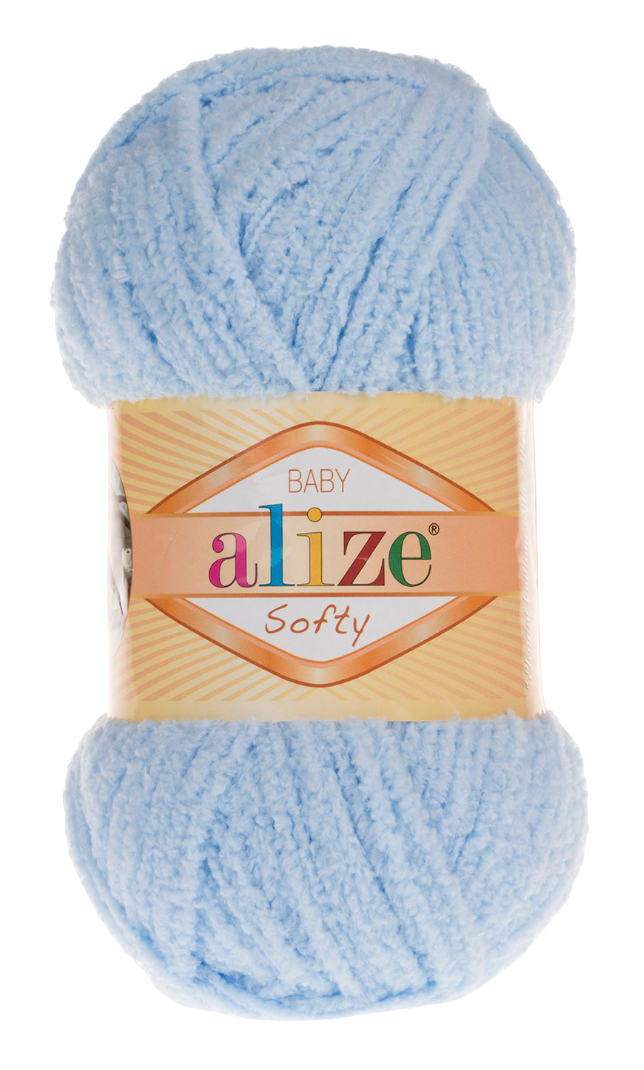

Пряжа ALIZE Softy (183), светло-голубой, 5 шт. по 50 г