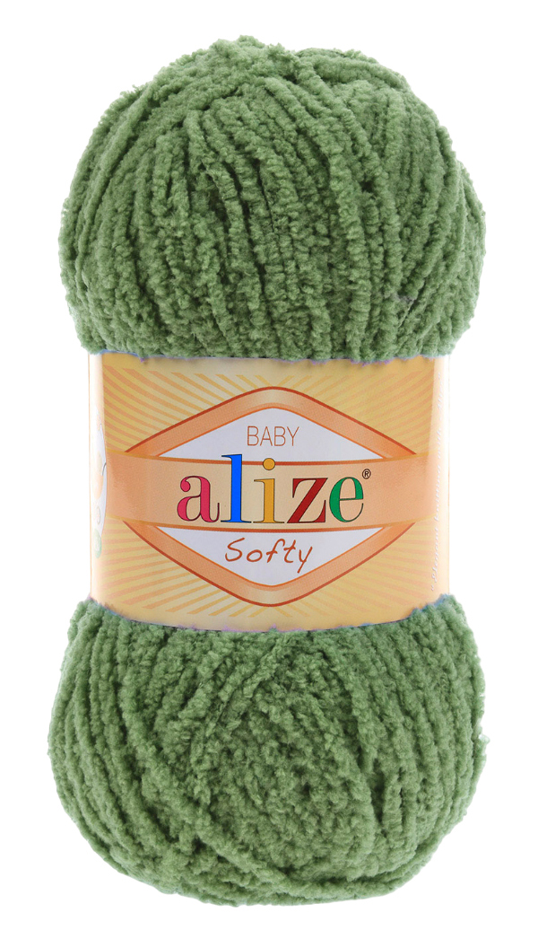 

Пряжа ALIZE Softy (485), фисташковый, 5 шт. по 50 г, Зеленый