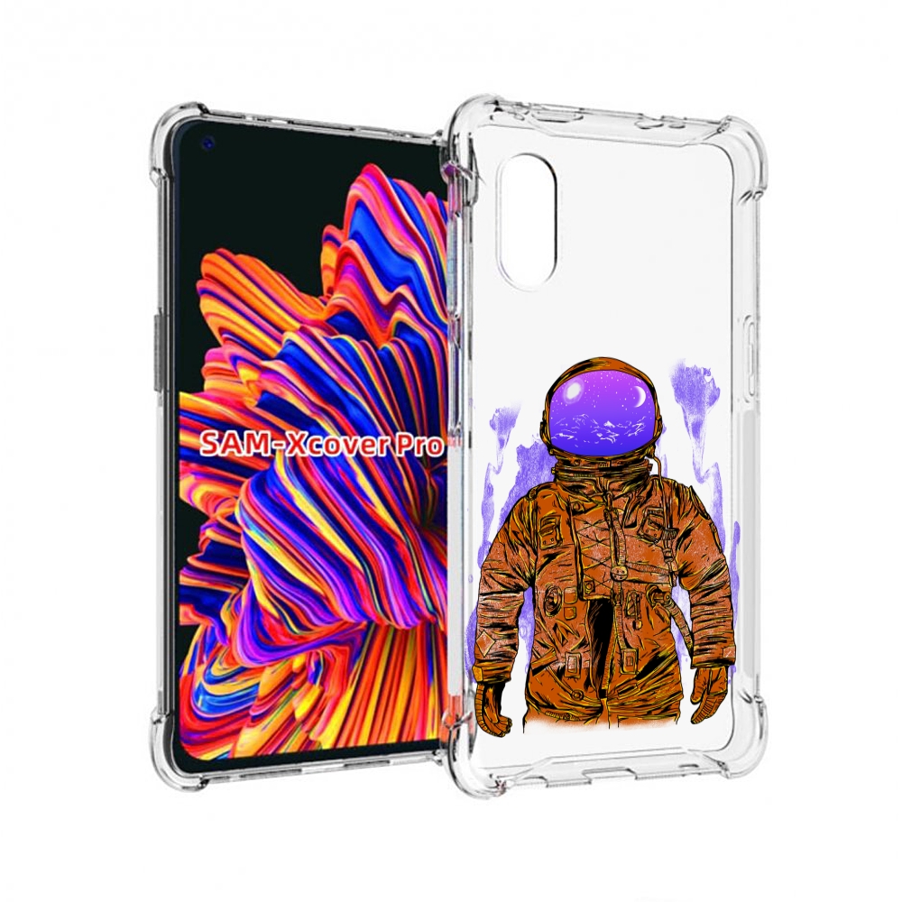 

Чехол MyPads нарисованный мужчина в скафандре для Samsung Galaxy Xcover Pro 1, Прозрачный, Tocco