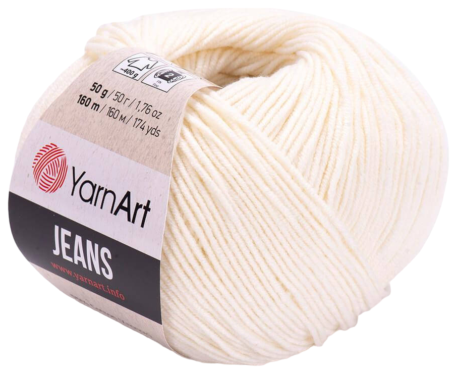 

Пряжа YarnArt Jeans (3), суровый, 5 шт. по 50 г