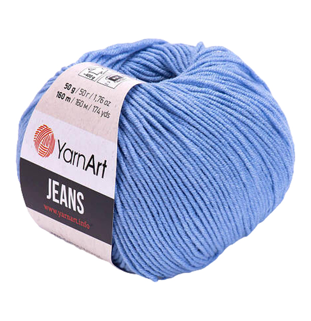 

Пряжа YarnArt Jeans (15), гиацинт, 5 шт. по 50 г