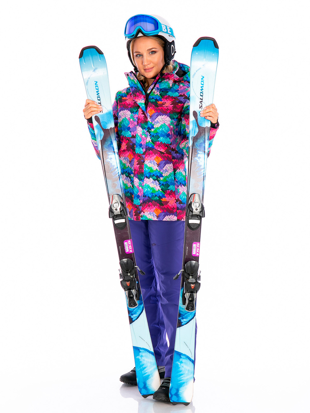 

Куртка LAFOR 767022 48 RU Мультицвет/розовый, Разноцветный, Горнолыжная куртка женская LAFOR