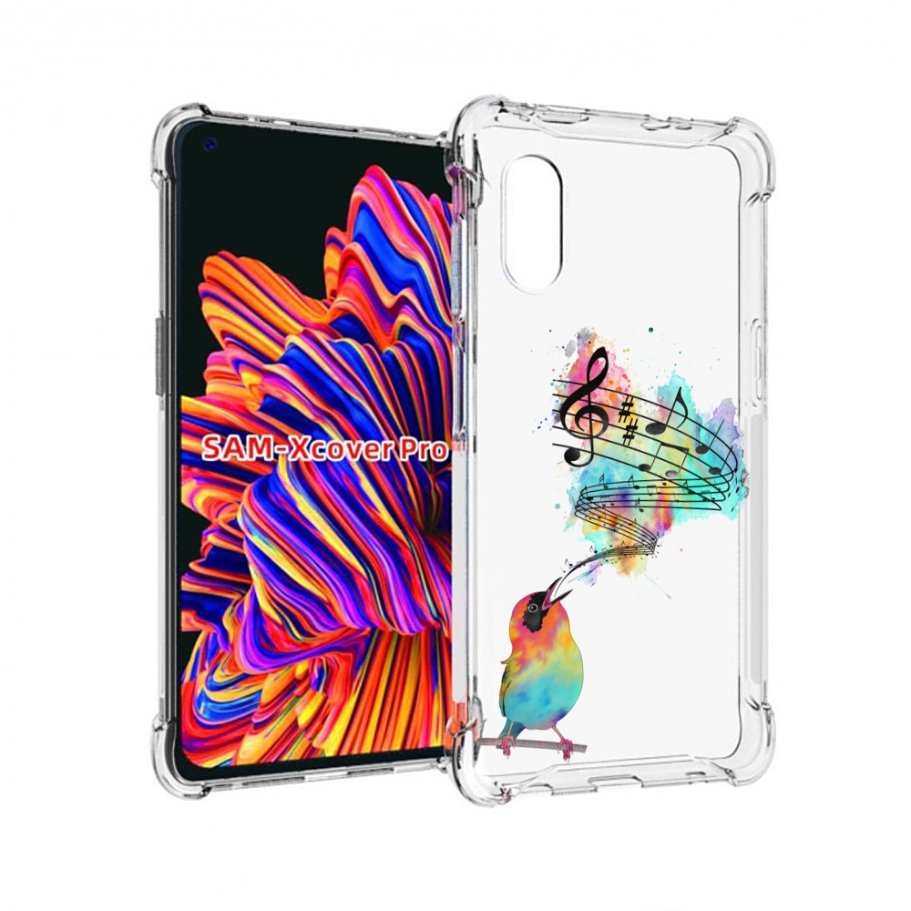 

Чехол MyPads певчая птичка для Samsung Galaxy Xcover Pro 1, Прозрачный, Tocco