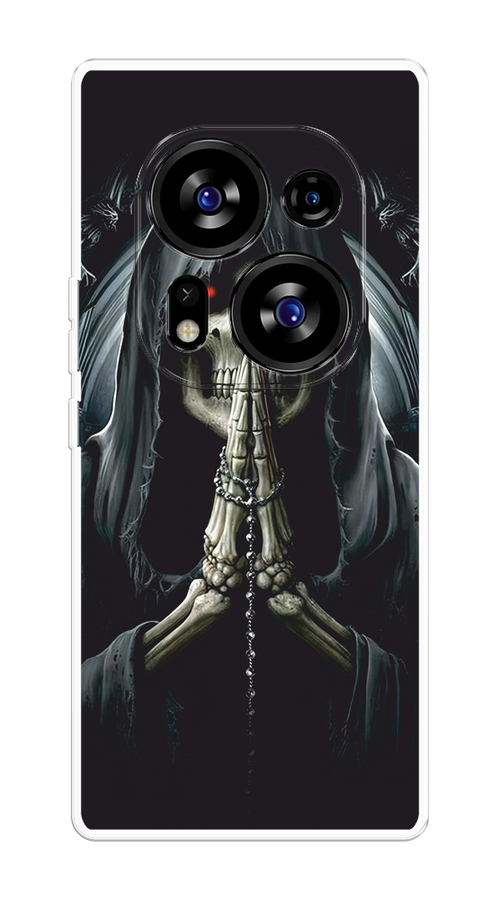 

Чехол на Tecno Phantom X2/X2 Pro "Молитва", Серый, 303250-1