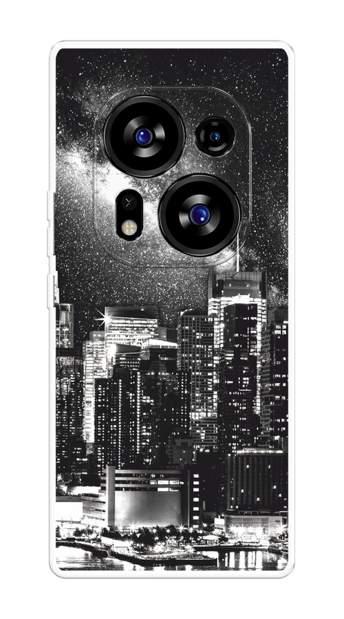 

Чехол на Tecno Phantom X2/X2 Pro "Ночной Нью-Йорк", Черный;серый;белый, 303250-1