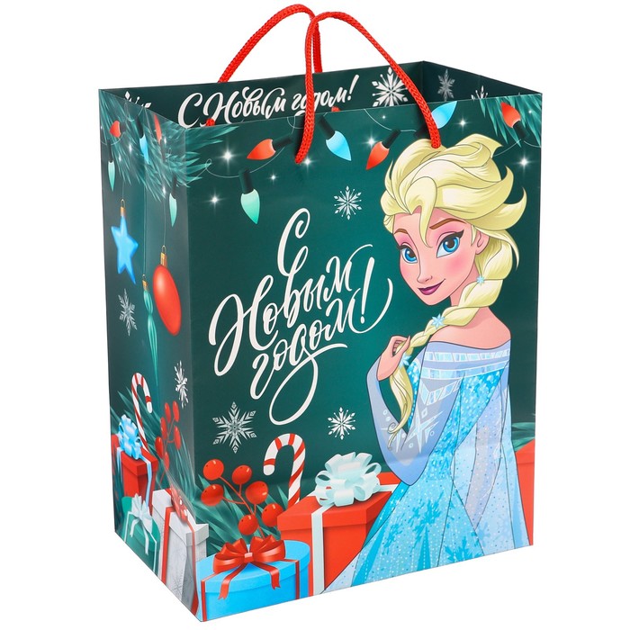 

Пакет ламинат вертикальный, "С Новым годом!", 18х23х11,5 см, Холодное седрце, Разноцветный