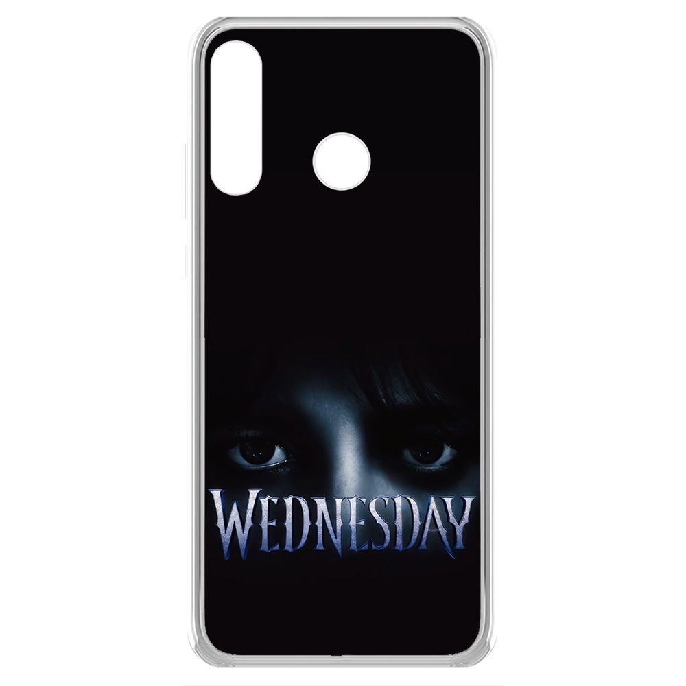 

Чехол-накладка Krutoff Clear Case Уэнсдей Аддамс - Логотип для Huawei P30 Lite