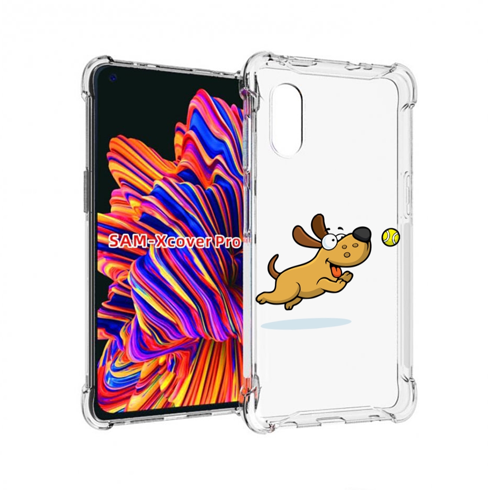 

Чехол MyPads пёсик для Samsung Galaxy Xcover Pro 1, Прозрачный, Tocco