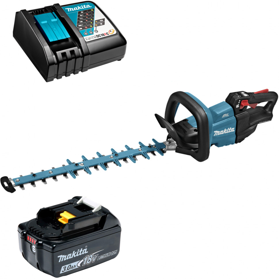 Кусторез аккумуляторный Makita DUH502RF 18В 1x3Ач, з/у