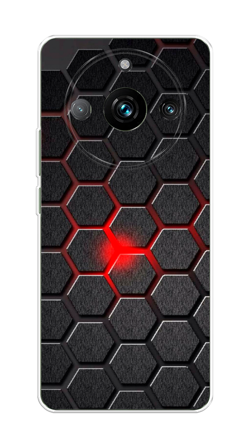 

Чехол на Realme 11 Pro "Соты красные", Красный;черный;серый, 2514250-3