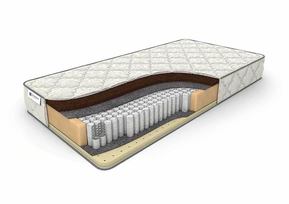 

Матрас Dreamline SleepDream S1000 130х175, Бежевый;белый;серый;серебристый, SleepDream S1000