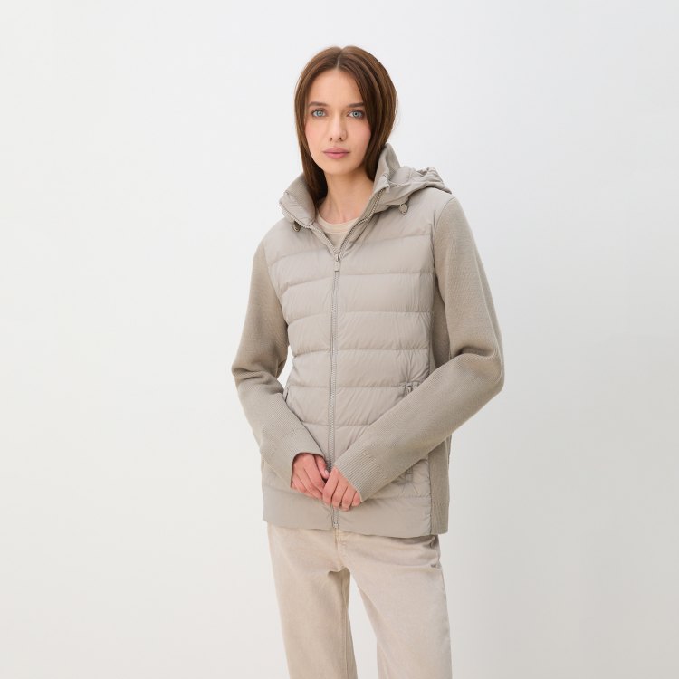 

Куртка женская Maison David MLY23-0606W серая M, Серый, MLY23-0606W