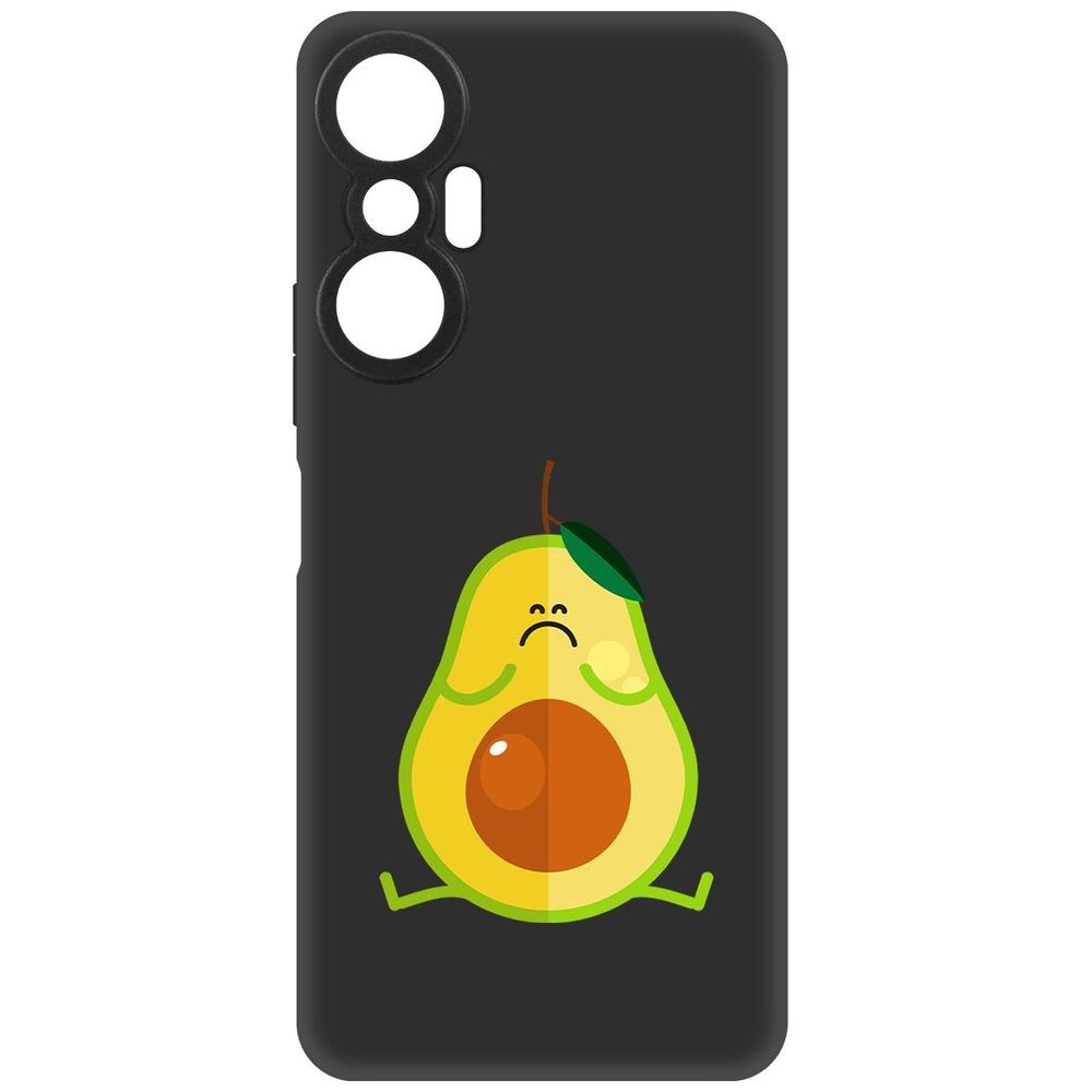 

Чехол-накладка Софт Авокадо Недовольный для Infinix Hot 20S