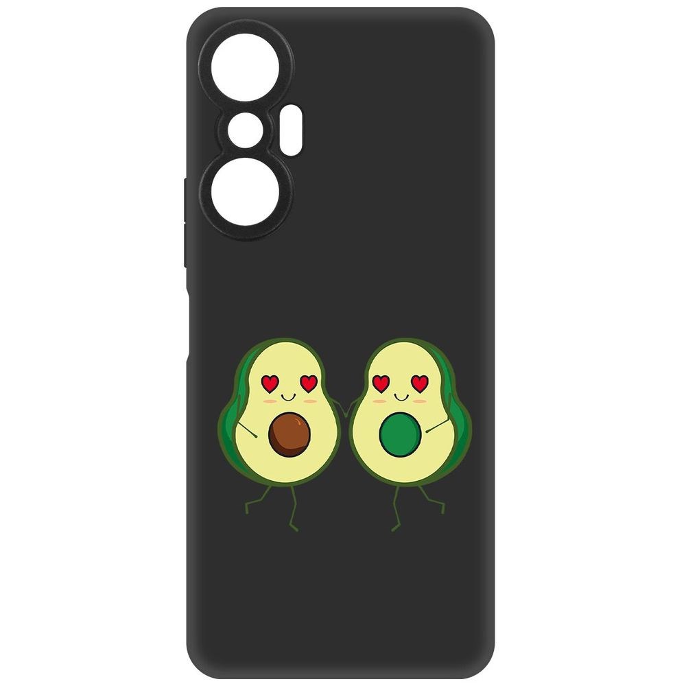 

Чехол-накладка Софт Авокадо Пара для Infinix Hot 20S, Черный