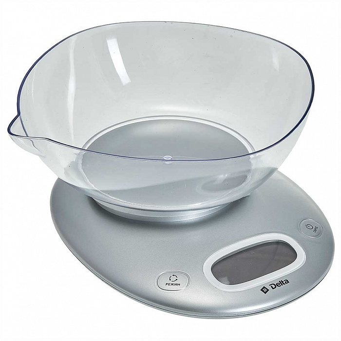 Весы кухонные Delta KCE-34 серебристый весы кухонные delta lux de 003ke витаминный микс
