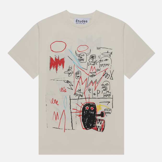 

Мужская футболка Etudes x Jean-Michel Basquiat Wonder Batman белый, Размер S, x Jean-Michel Basquiat Wonder Batman