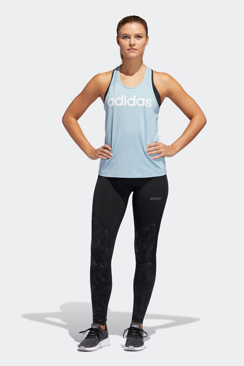

Майка женская Adidas DU2063 голубая 42, DU2063