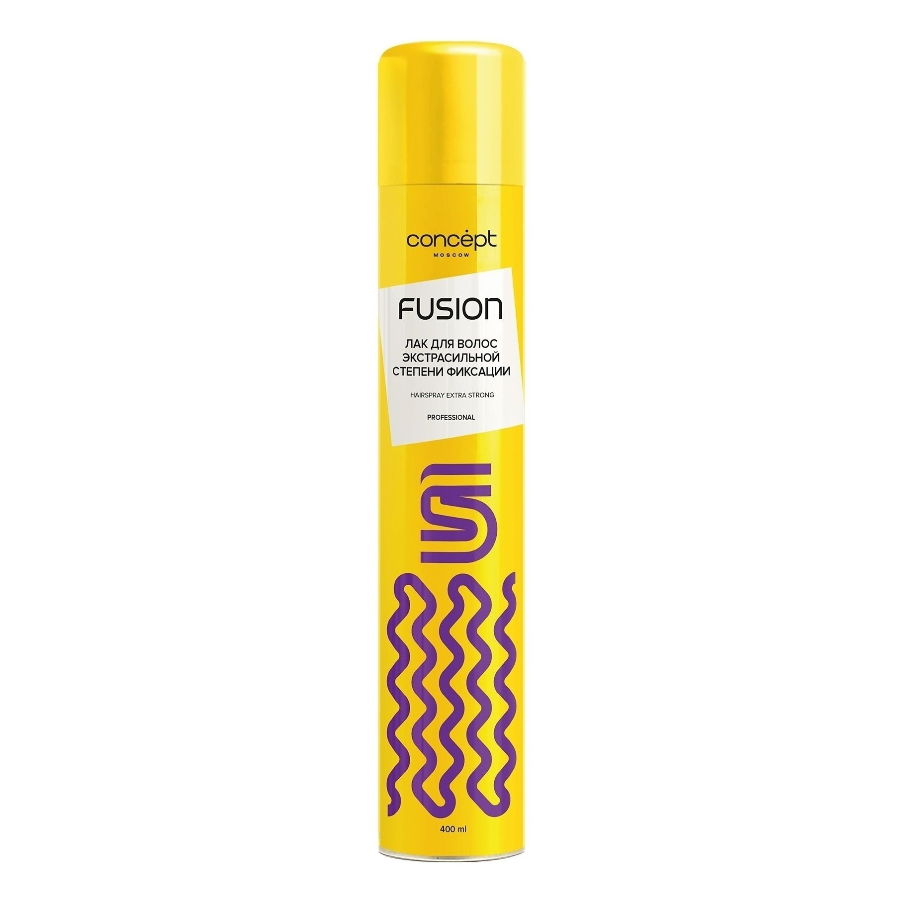 Лак Concept Moscow Fusion Extra Strong Hairspray 5 сверхсильная фиксация 400 мл