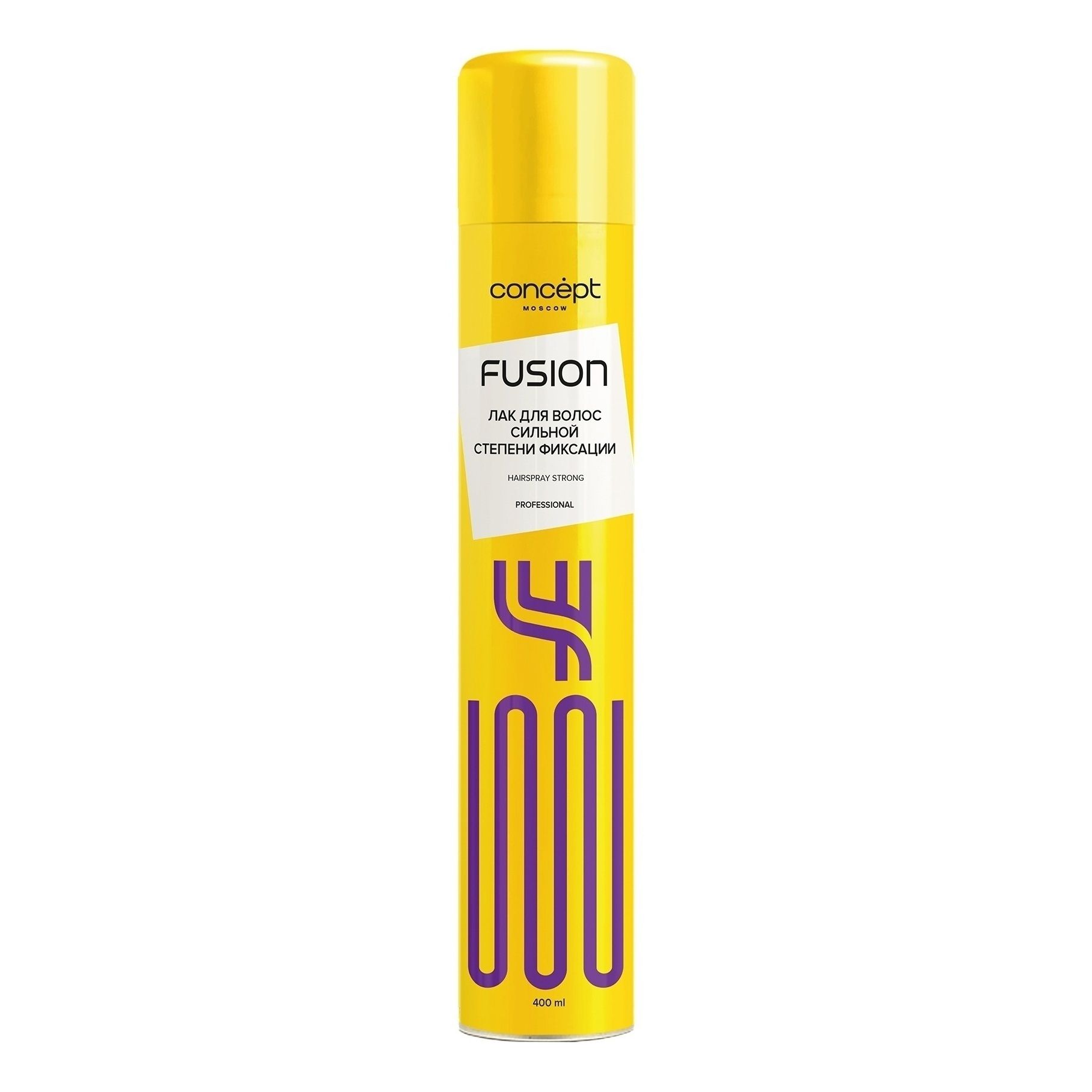 Лак Concept Moscow Fusion Strong Hairspray 4 для всех типов волос сильная фиксация 400 мл