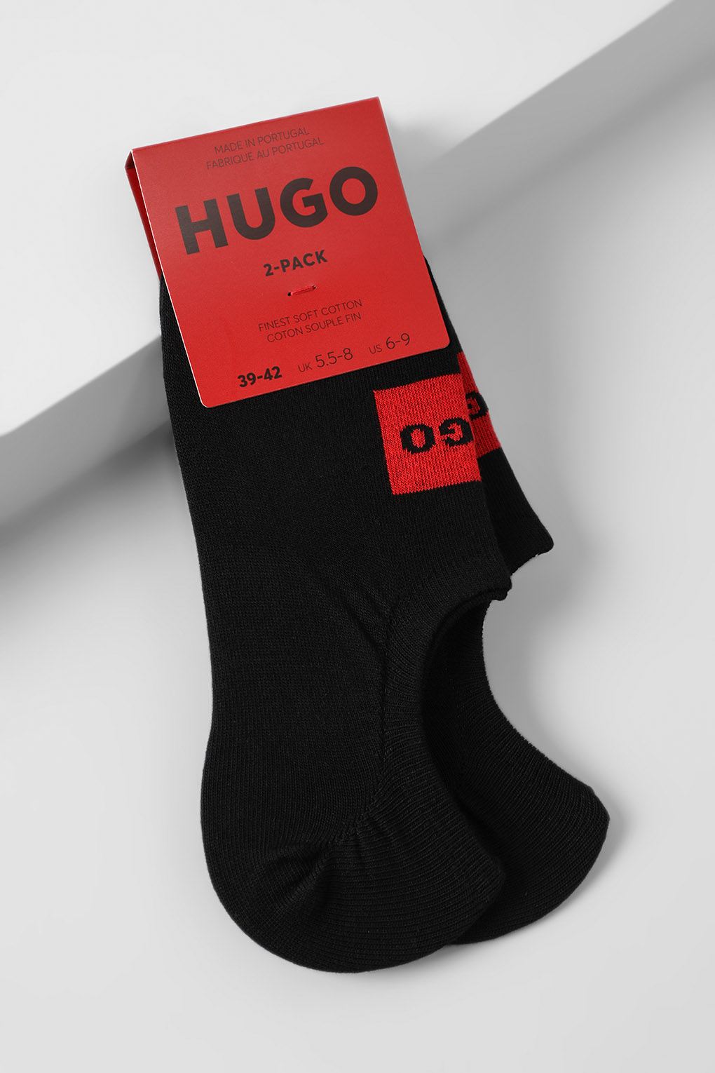 

Комплект следков мужских HUGO BOSS 50468123 черных 39-42, Черный, 50468123