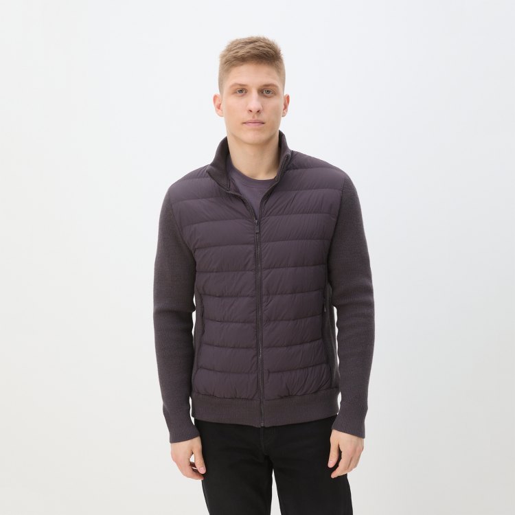 

Куртка мужская Maison David MLY23-0606-1M серая XL, Серый, MLY23-0606-1M
