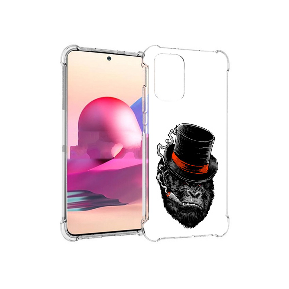 

Чехол MyPads Tocco для Xiaomi Redmi Note 10S дизайнерская горилла (PT158704.257.431), Прозрачный, Tocco