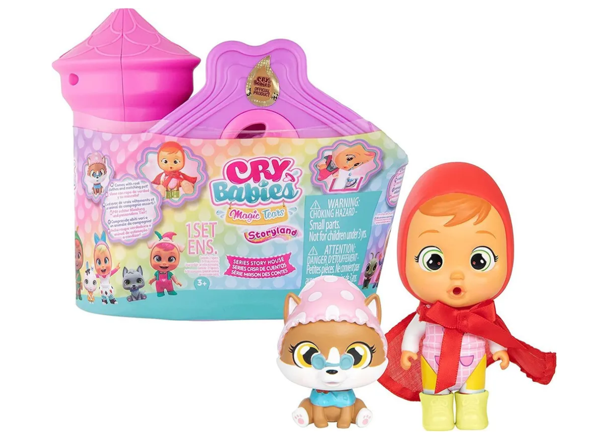 Кукла IMC Toys Crybabies Magic Tears Storyland - Дом с младенцем и питомцем 82533 кукла crybabies леди баг imc toys 31 см