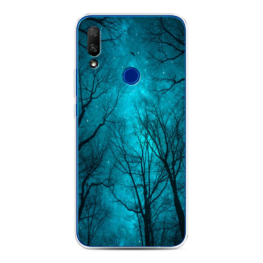 

Чехол Awog на Honor 9X "Сказочный лес", Черный;голубой, 69950-4