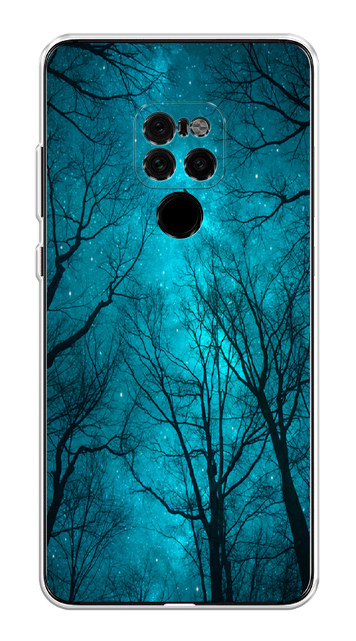 

Чехол Awog на Huawei Mate 20 "Сказочный лес", Черный;голубой, 66850-4