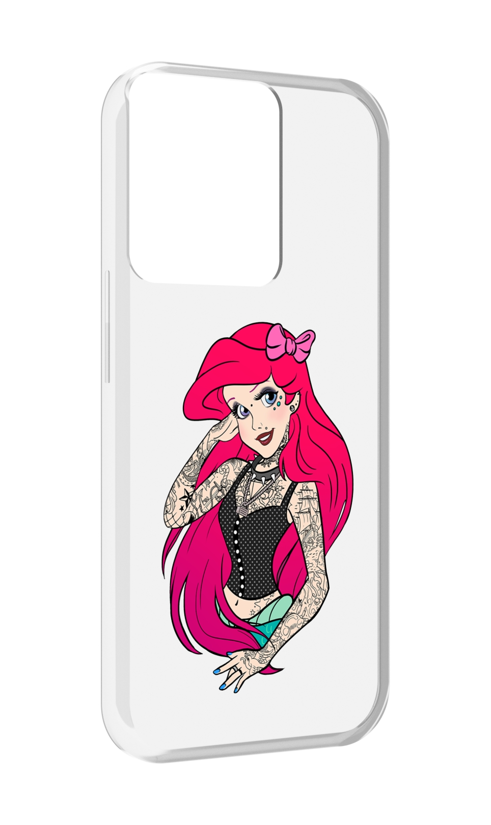 

Чехол MyPads татуированная-принцесса женский для OPPO Reno 8, Прозрачный, Tocco