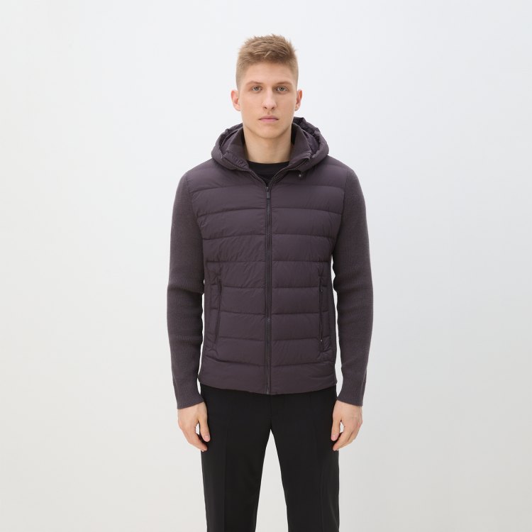 

Куртка мужская Maison David MLY23-0606M серая 2XL, Серый, MLY23-0606M