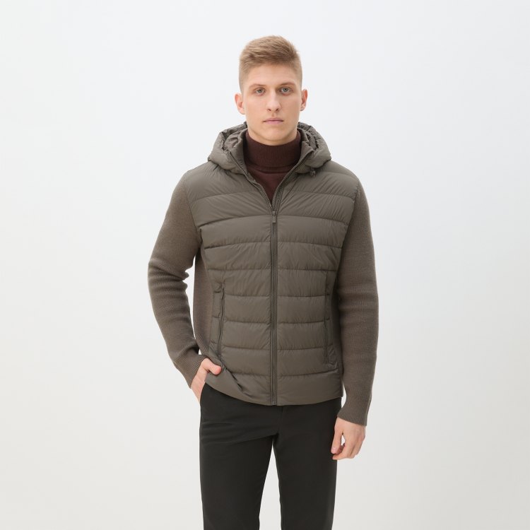 

Куртка мужская Maison David MLY23-0606M зеленая 2XL, Зеленый, MLY23-0606M