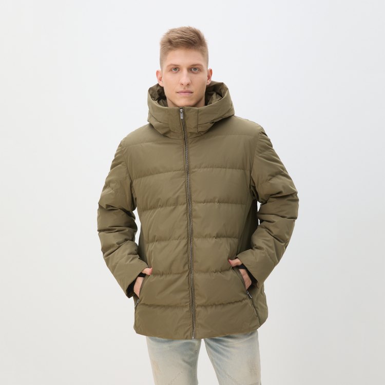 

Куртка мужская Maison David MLY23-0607M хаки 2XL, MLY23-0607M